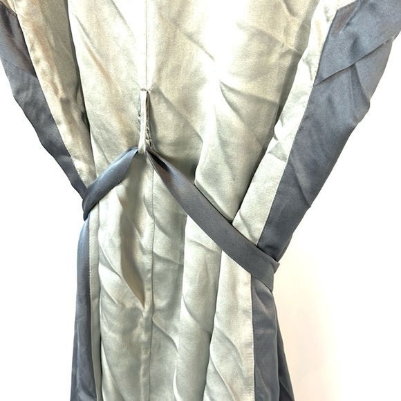 Roses Are Red Morning Quote Silk Mint Two-Tone Kimono - Picture 8 of 13